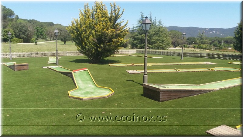 Construcció minigolf