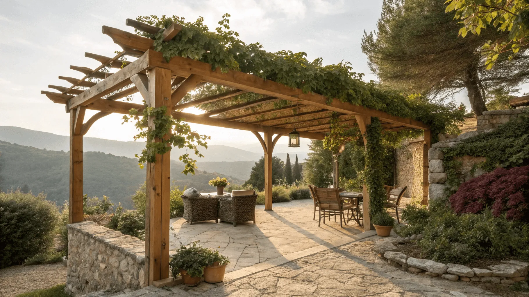 wooden-pergola-made-from-treated-timber-installed-